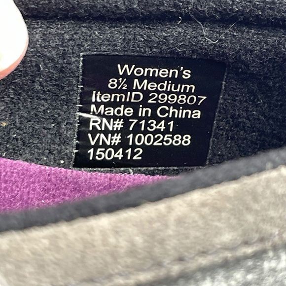 LL Bean Women's Grey Wool Mary Jane Clogs Shoes Comfort Slip Ons Sz 8.5M - Picture 15 of 15